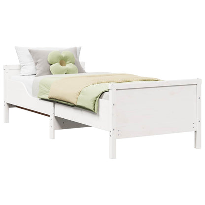 Struttura del letto Bianco 80 x 200 cm Legno multistrato