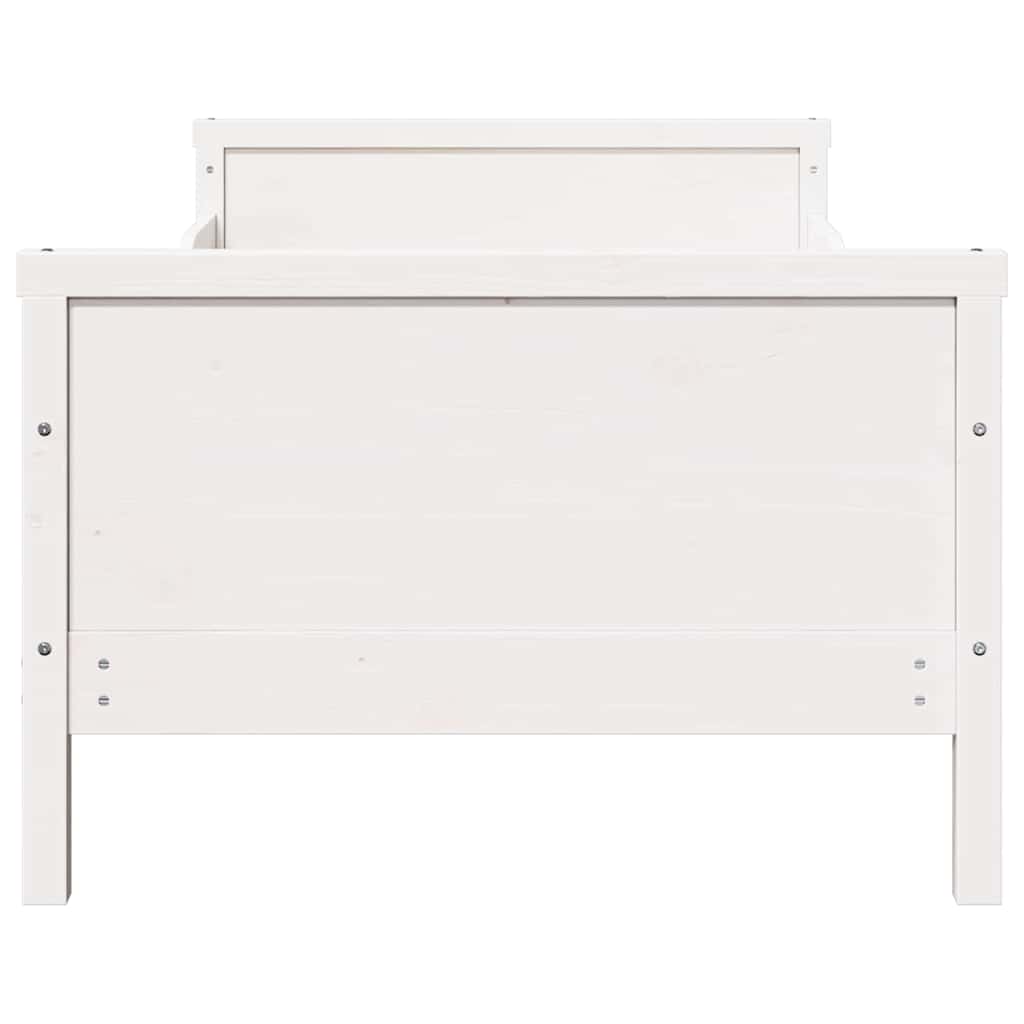 Struttura del letto Bianco 80 x 200 cm Legno multistrato