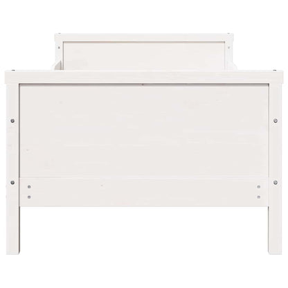Struttura del letto Bianco 80 x 200 cm Legno multistrato