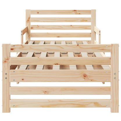 Struttura del letto Marrone 80 x 200 cm Legno multistrato