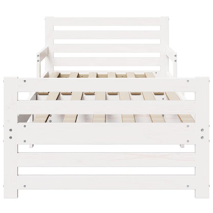 Struttura del letto Bianco 80 x 200 cm Legno multistrato
