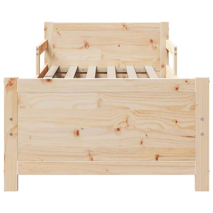 Struttura del letto Marrone 80 x 200 cm Legno multistrato
