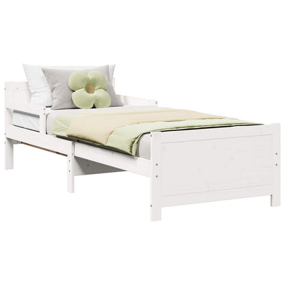 Struttura del letto Bianco 80 x 200 cm Legno multistrato