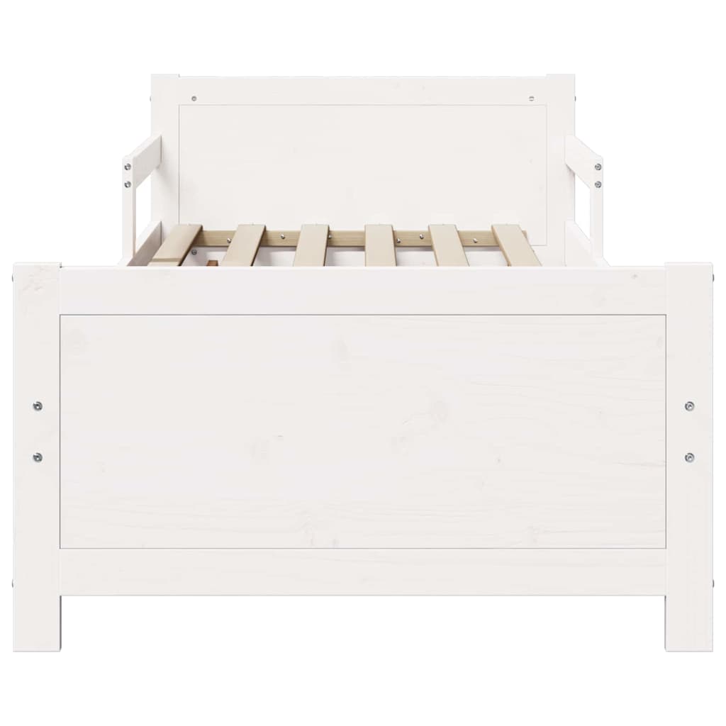 Struttura del letto Bianco 80 x 200 cm Legno multistrato