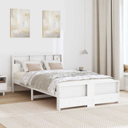Struttura del letto Bianco 120 x 200 cm Legno multistrato