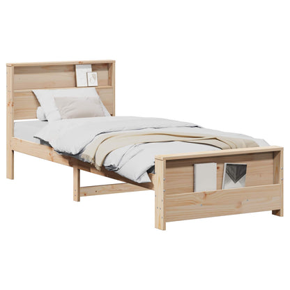 Struttura del letto Marrone 90 x 200 cm Legno multistrato