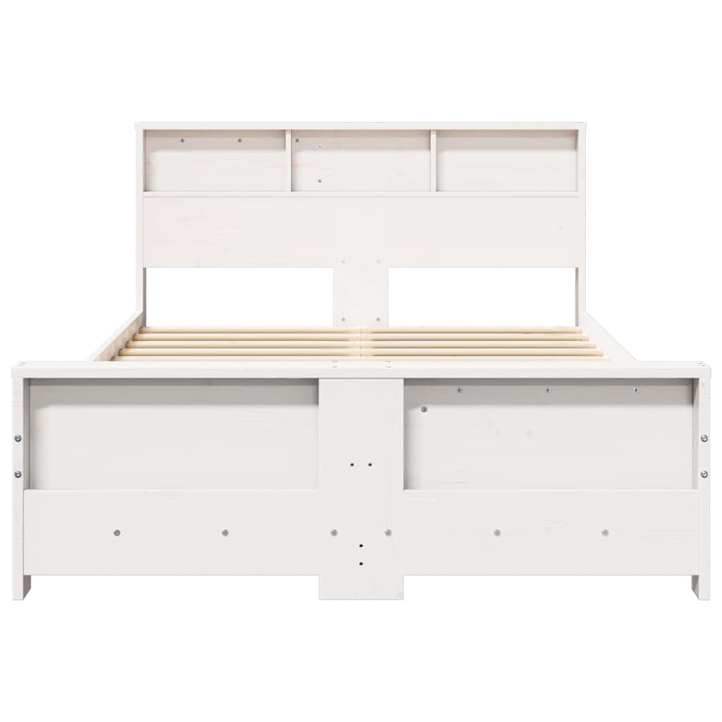 Struttura del letto Bianco 140 x 190 cm Legno multistrato