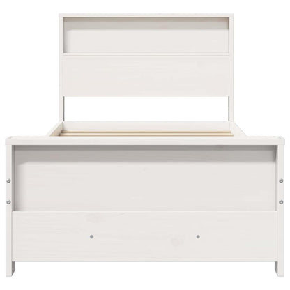 Struttura del letto Bianco 90 x 190 cm Legno multistrato