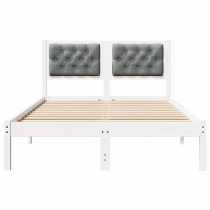 Struttura del letto Grigio chiaro 120 x 200 cm Pino massello