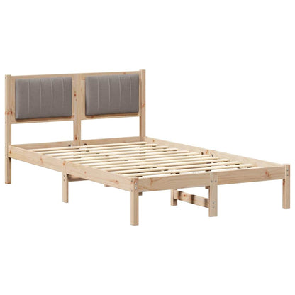 Letto con Testiera Rivestita Talpa 120 x 200 cm Pino massello