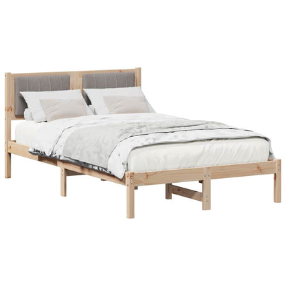 Letto con Testiera Rivestita Talpa 120 x 200 cm Pino massello
