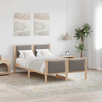 Struttura del letto con testiera Talpa 120 x 200 cm Tessuto