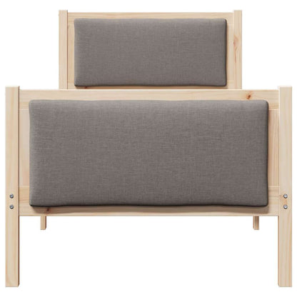 Struttura del letto con testiera Talpa 75 x 190 cm Tessuto