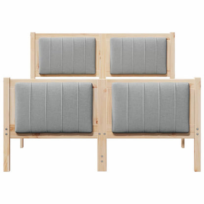 Struttura del Letto Marrone e grigio chiaro 120 x 190 cm