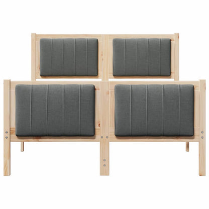 Struttura del Letto marrone e grigio scuro 120 x 190 cm