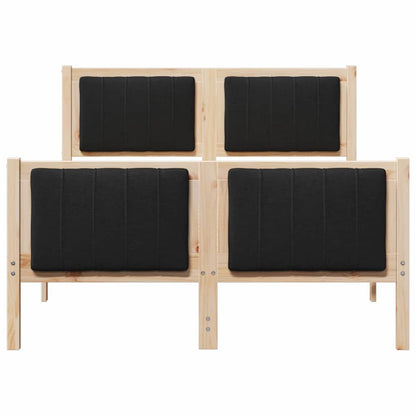 Struttura del Letto con testiera Marrone e nero 120 x 190 cm