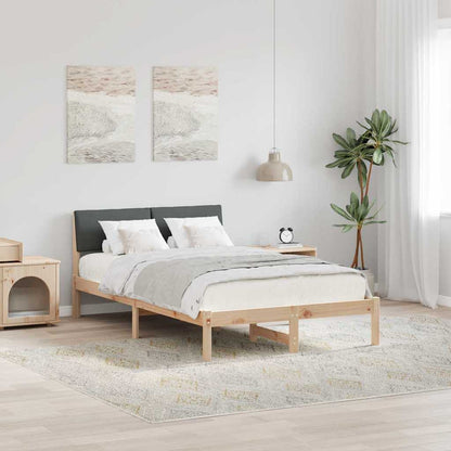 Struttura del Letto marrone e grigio scuro 120 x 200 cm