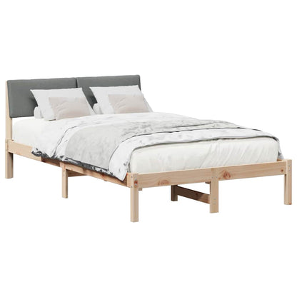 Struttura del Letto marrone e grigio scuro 120 x 190 cm