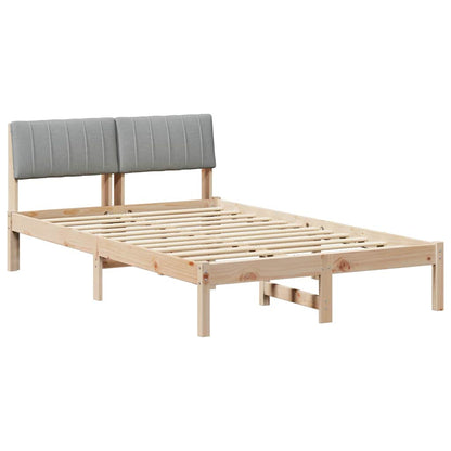 Struttura del Letto Marrone e grigio chiaro 120 x 190 cm