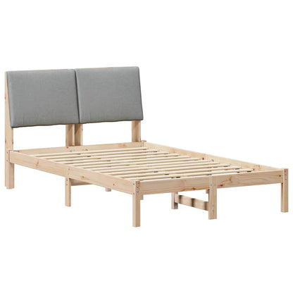 Struttura del Letto Marrone e grigio chiaro 120 x 190 cm