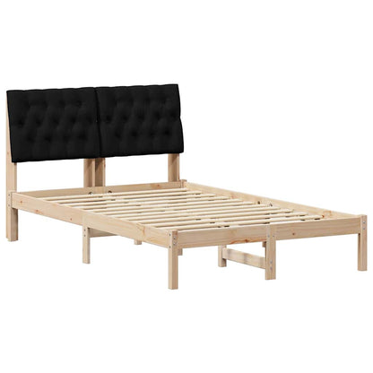 Letto con Testiera Rivestita con testiera Marrone 120 x 190 cm