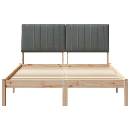 Struttura del letto Marrone 135 x 190 cm Pino massello