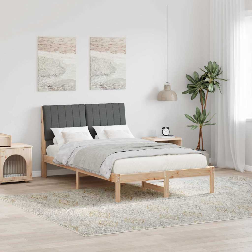Struttura del letto Marrone 120 x 190 cm Pino massello