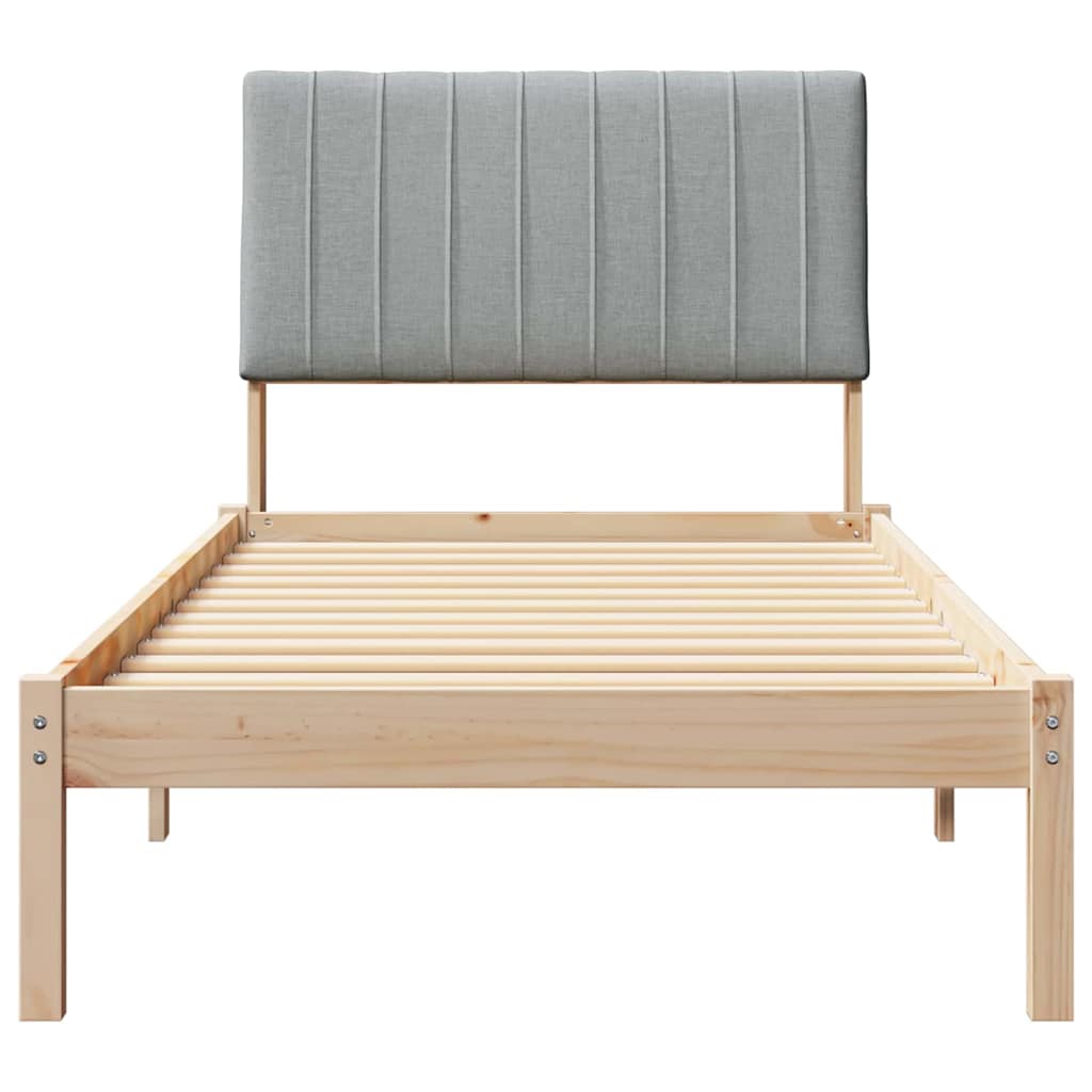 Struttura del letto Marrone 90 x 190 cm Pino massello