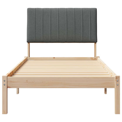 Struttura del letto Marrone 90 x 190 cm Pino massello