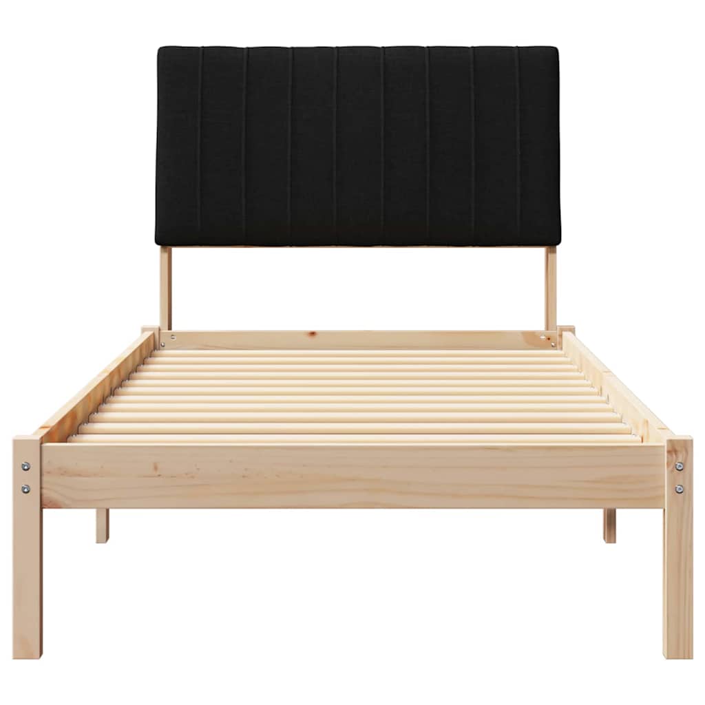 Struttura del letto Marrone 90 x 190 cm Pino massello
