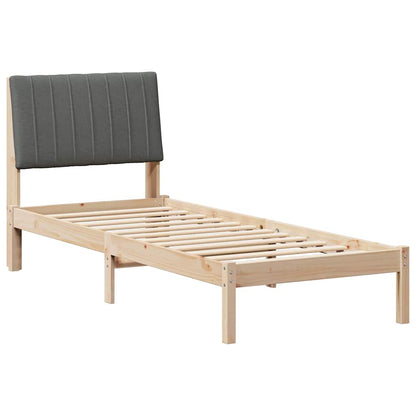 Struttura del letto Marrone 75 x 190 cm Pino massello