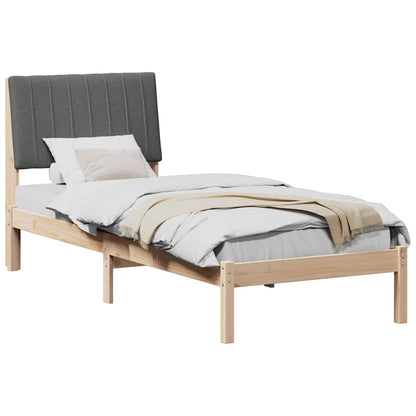 Struttura del letto Marrone 75 x 190 cm Pino massello