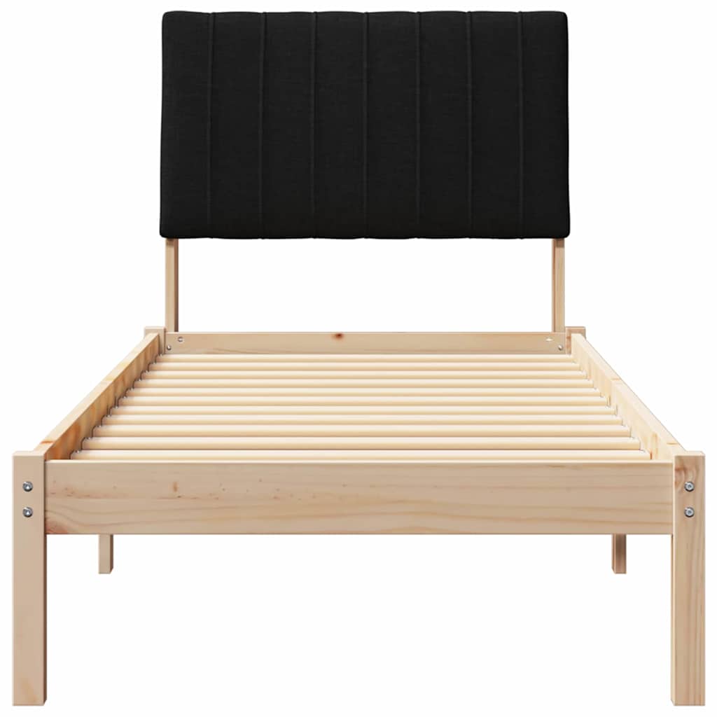 Struttura del letto Marrone 75 x 190 cm Pino massello