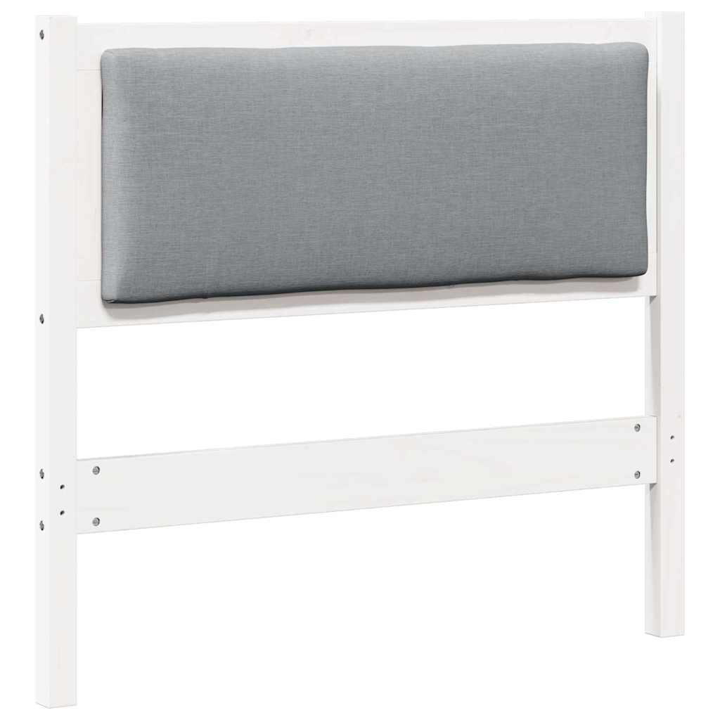 Testiera Altro Bianco 100 cm Legno di pino massello