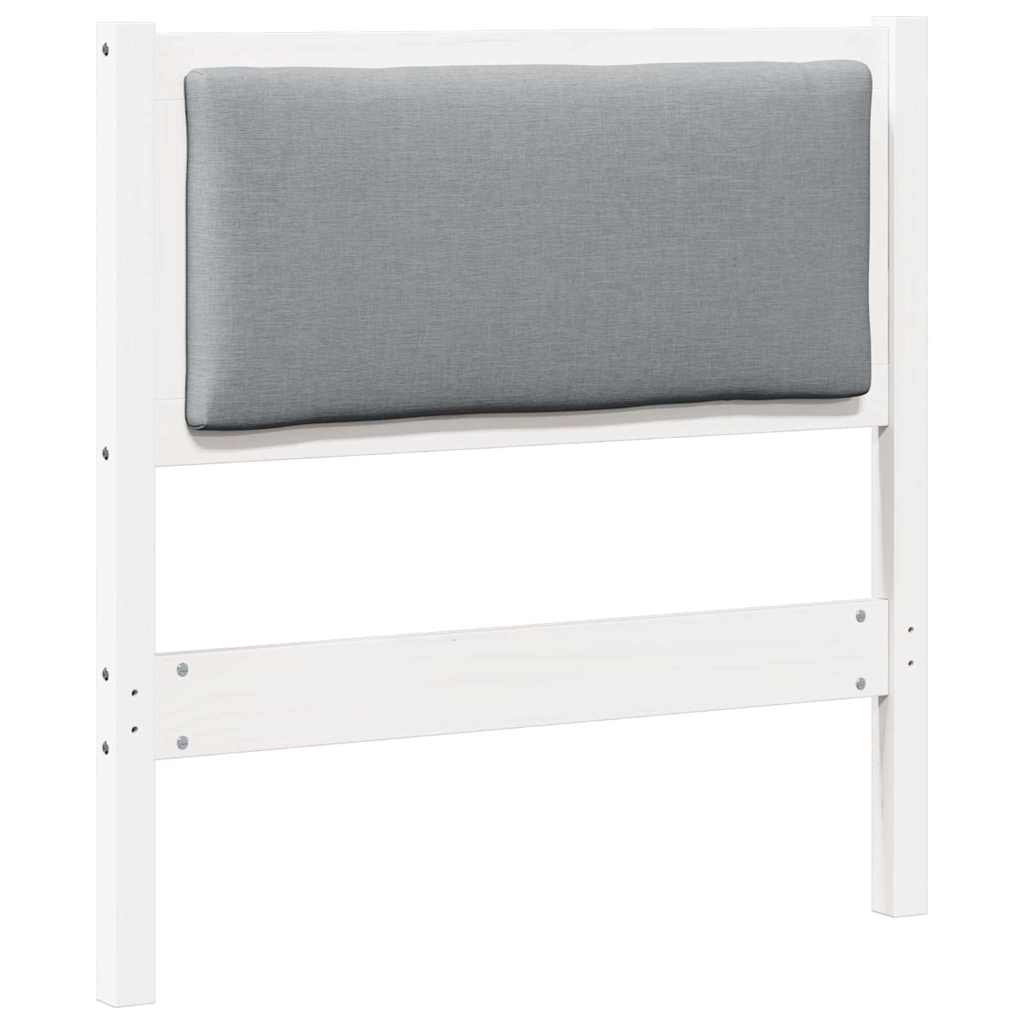 Testiera Altro Bianco 75 cm Legno di pino massello