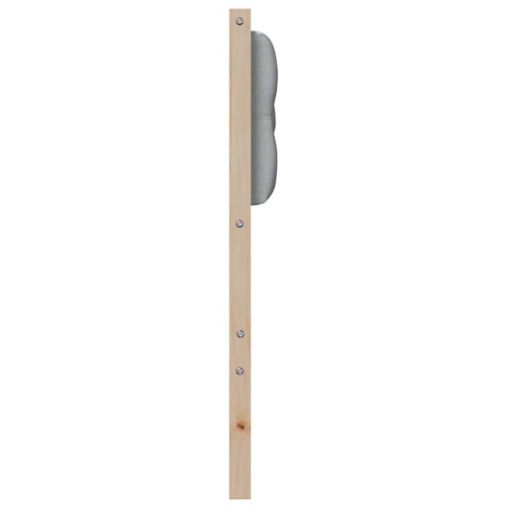 Testiera Marrone e grigio chiaro 200 cm Legno di pino massello