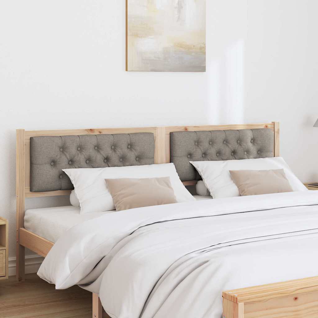 Testiera Altro Marrone e taupe 180 cm Legno di pino massello