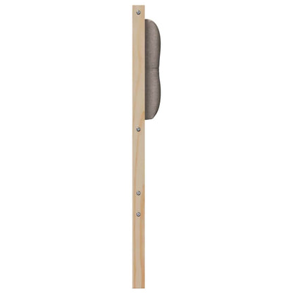 Testiera Altro Marrone e taupe 160 cm Legno di pino massello