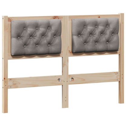 Testiera Altro Marrone e taupe 135 cm Legno di pino massello