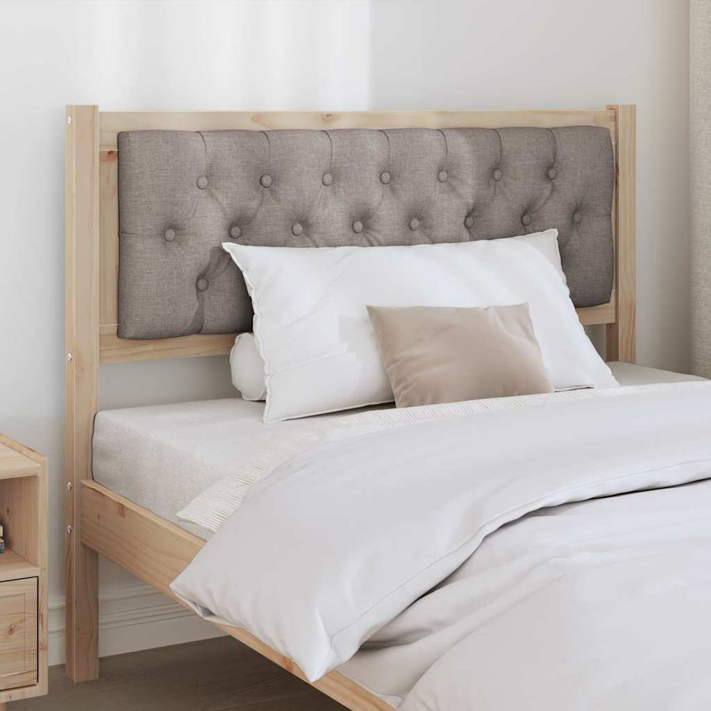 Testiera Altro Marrone e taupe 100 cm Legno di pino massello