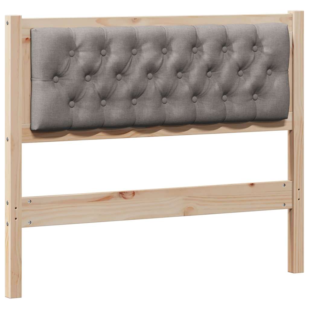 Testiera Altro Marrone e taupe 100 cm Legno di pino massello