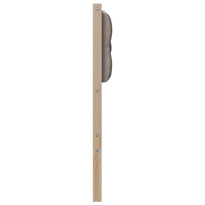 Testiera Altro Marrone e taupe 100 cm Legno di pino massello