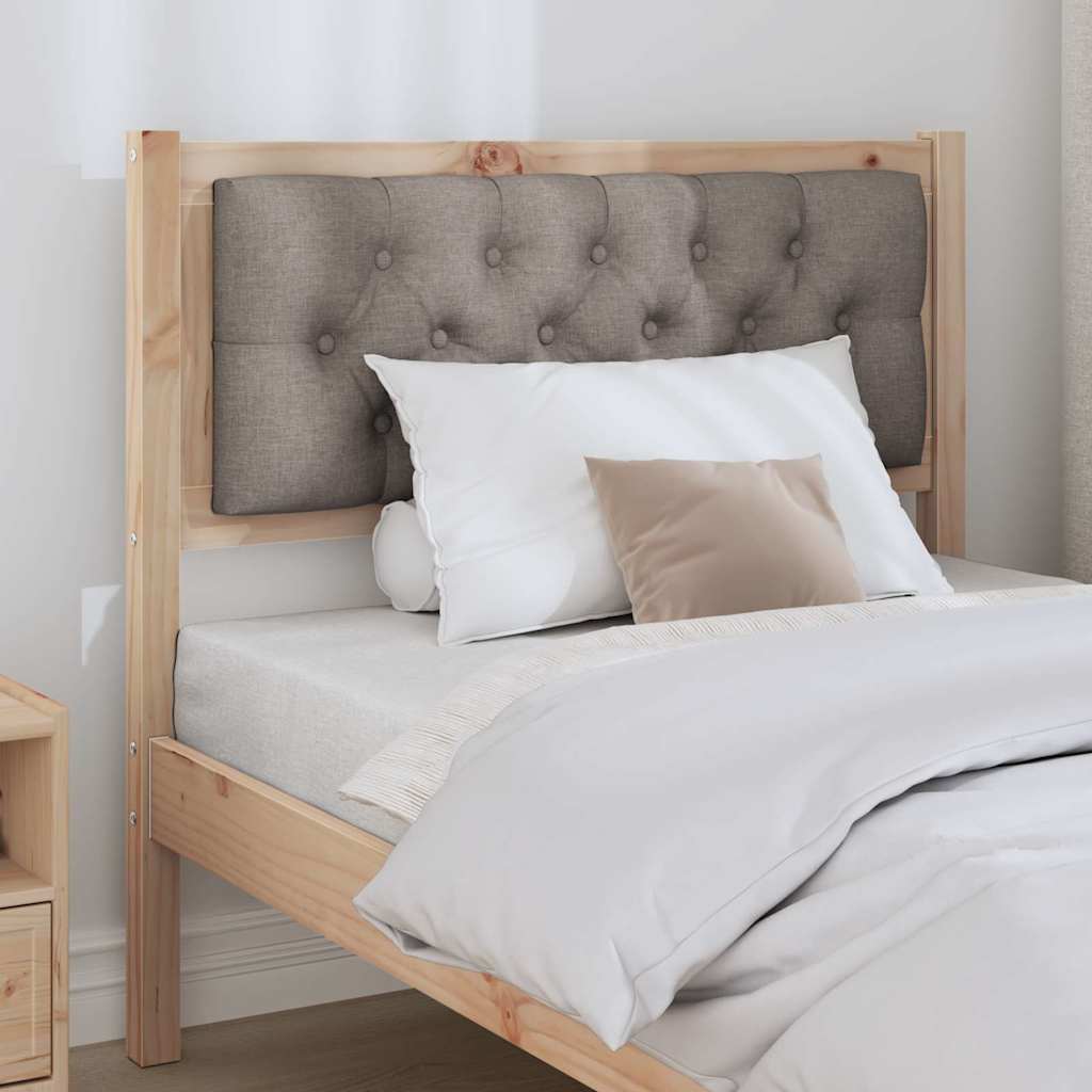Testiera Altro Marrone e taupe 90 cm Legno di pino massello