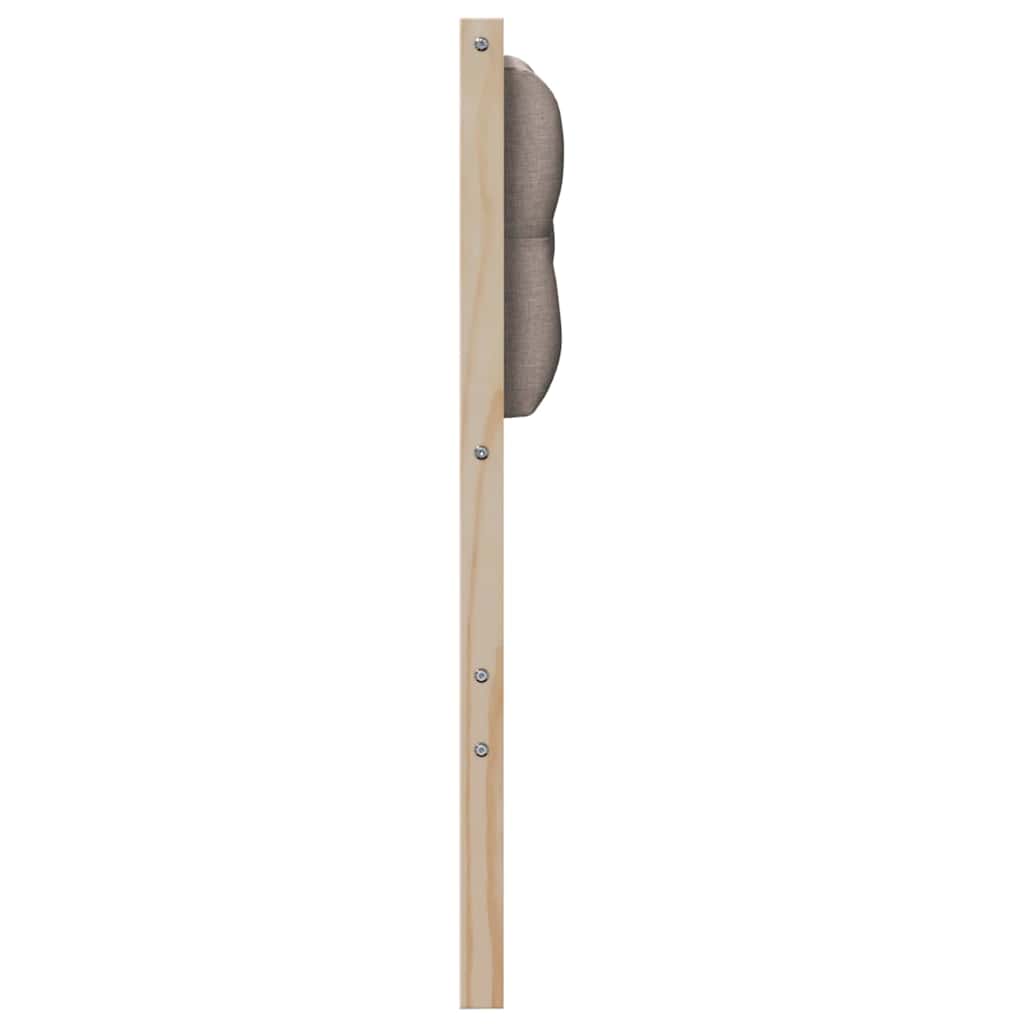 Testiera Altro Marrone e taupe 90 cm Legno di pino massello