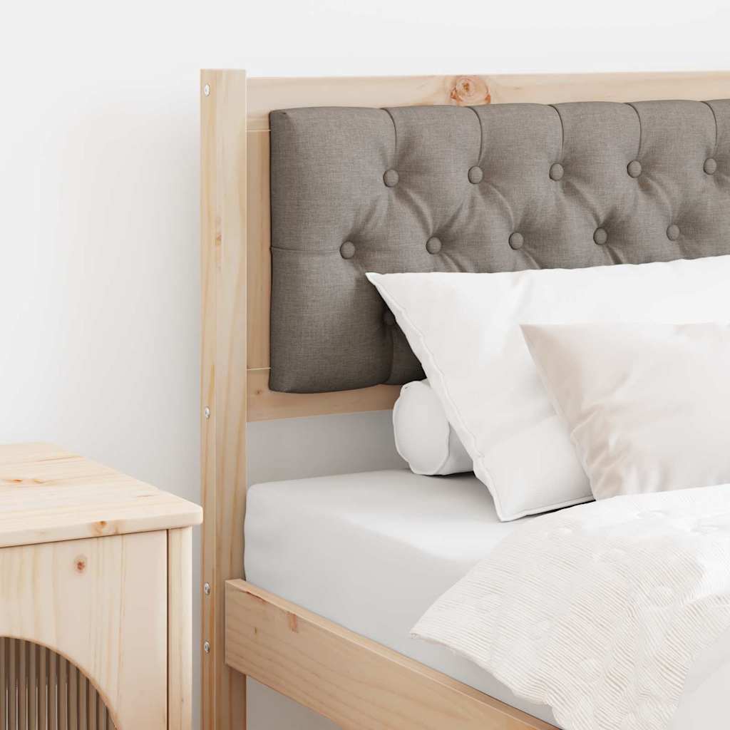 Testiera Altro Marrone e taupe 80 cm Legno di pino massello