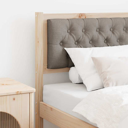Testiera Altro Marrone e taupe 80 cm Legno di pino massello