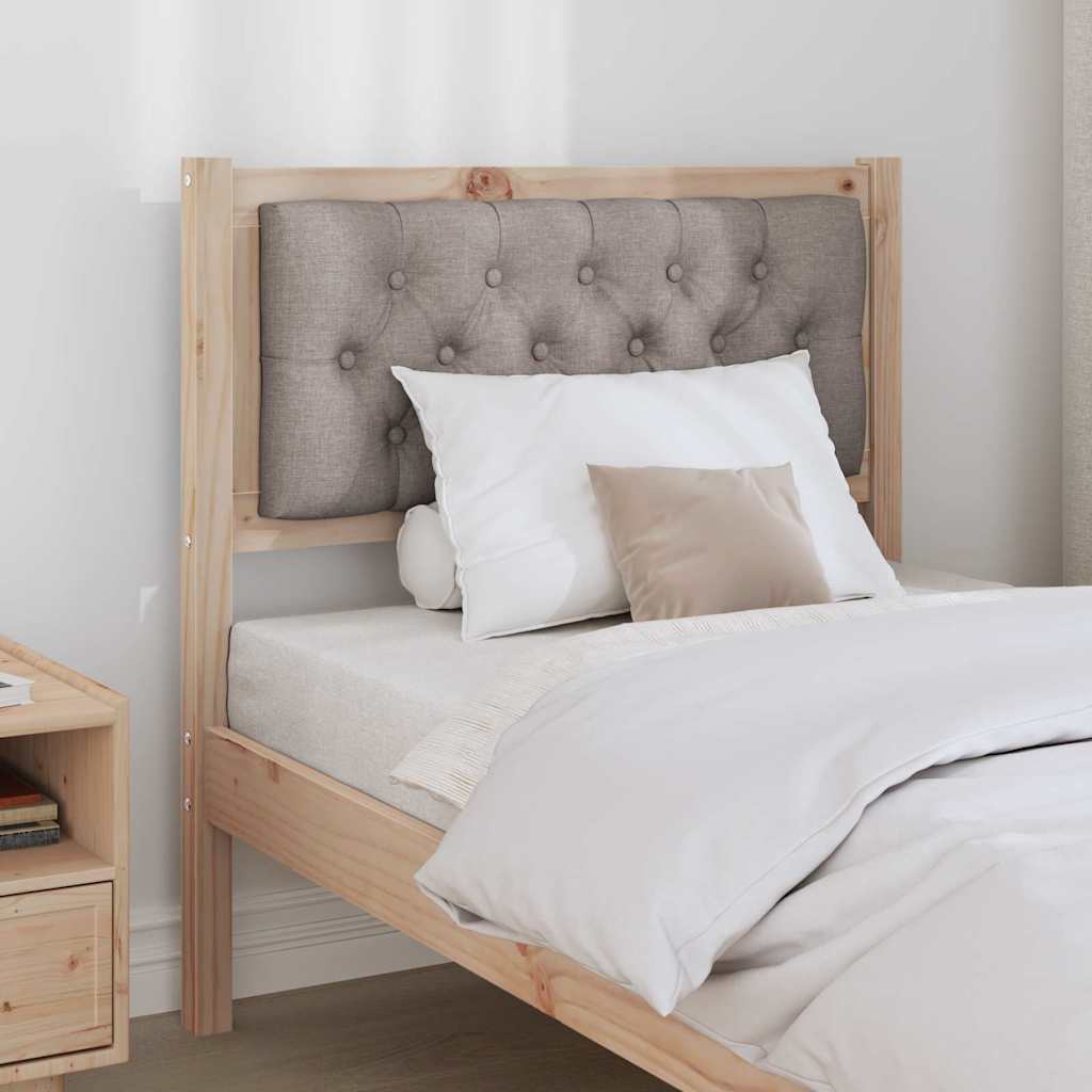 Testiera Altro Marrone e taupe 80 cm Legno di pino massello