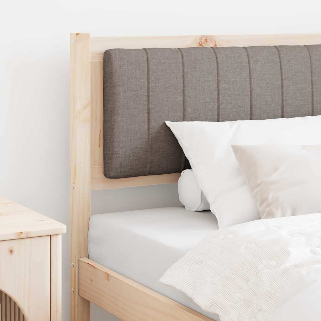 Testiera imbottita con testiera Marrone 100 cm Pino massello