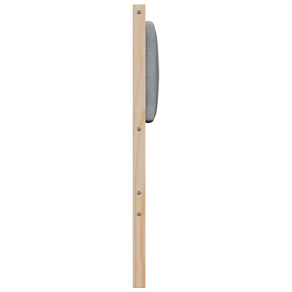 Testiera imbottita con testiera Marrone 75 cm Pino massello