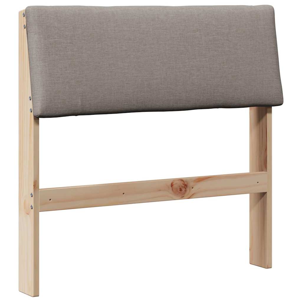 Testiera imbottita Talpa 75 cm Pino massello